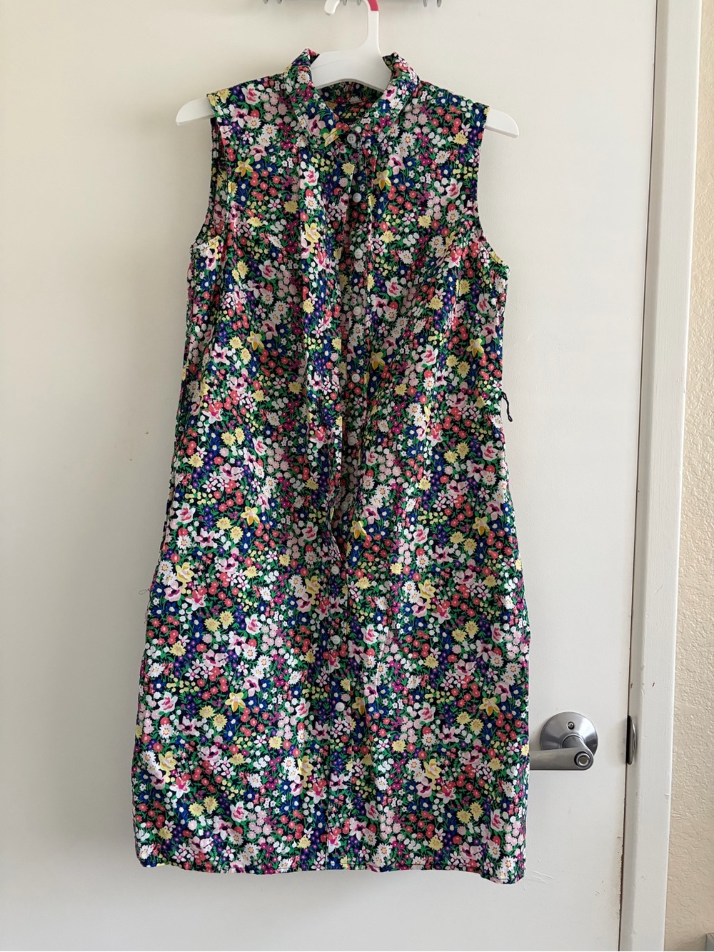Tommy Hilfiger Navy Floral Sleeveless Shift Dress